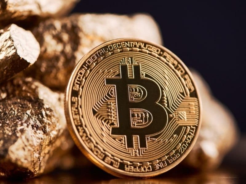 лицевая сторона Биткоин скрин