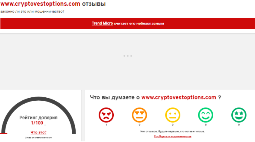 CRYPTOVESTOPTIONS 4 скрин