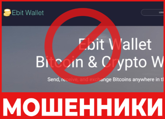 Ebit Wallet лицевая сторона скрин