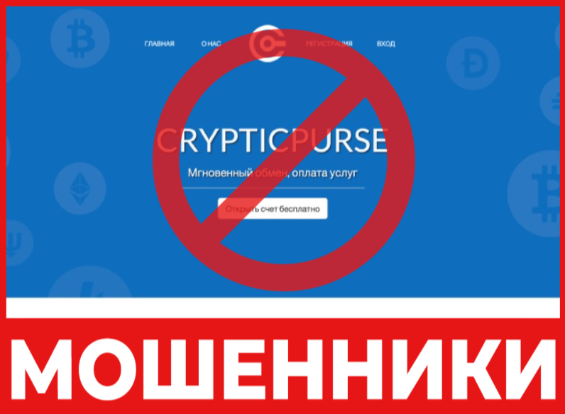 Crypticpurse лицевая сторона скрин