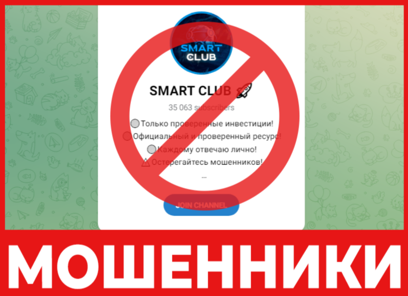 Смарт Клуб лицевая сторона скрин