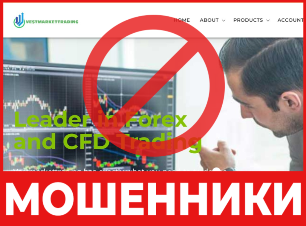 Vestmarkettrading лицевая сторона скрин