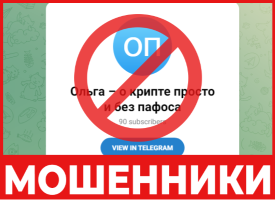 Проект Ольга — о крипте просто и без пафоса лицевая сторона скрин