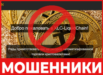 XLC liquidchain лицевая сторона скрин
