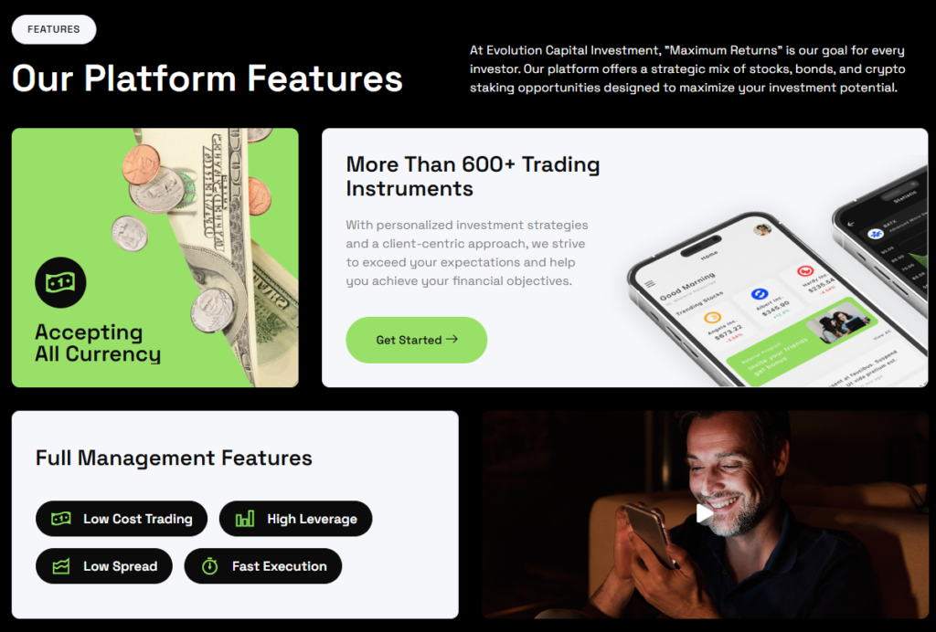 Evolution Capital Investment 1 скрин