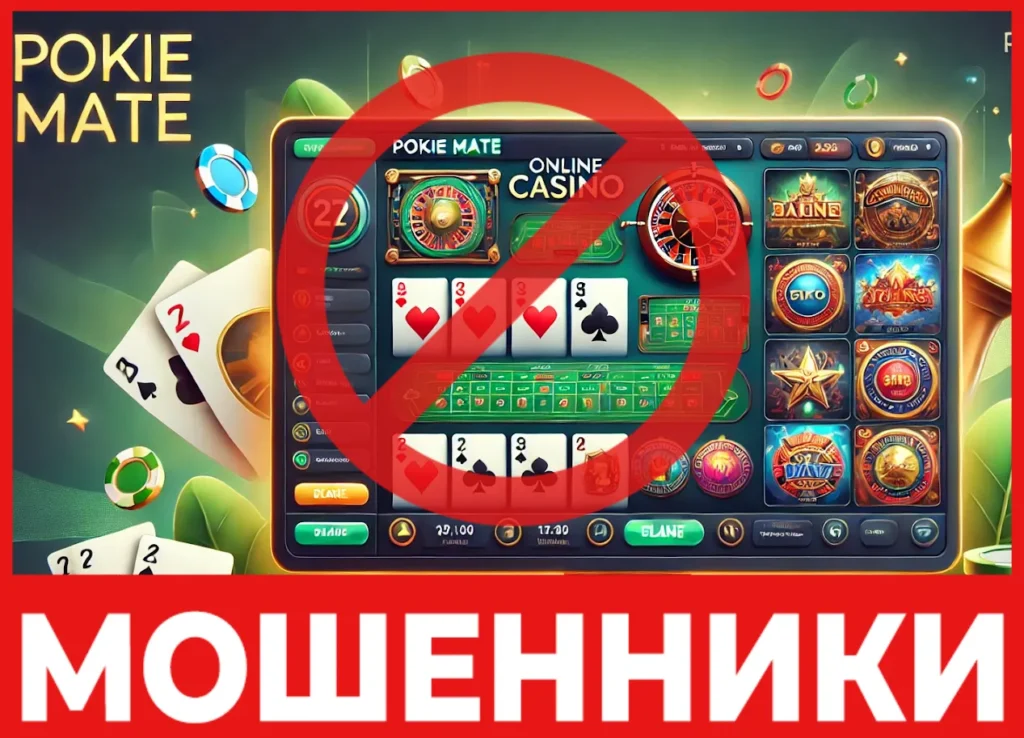 Pokie Mate лицевая сторона скрин
