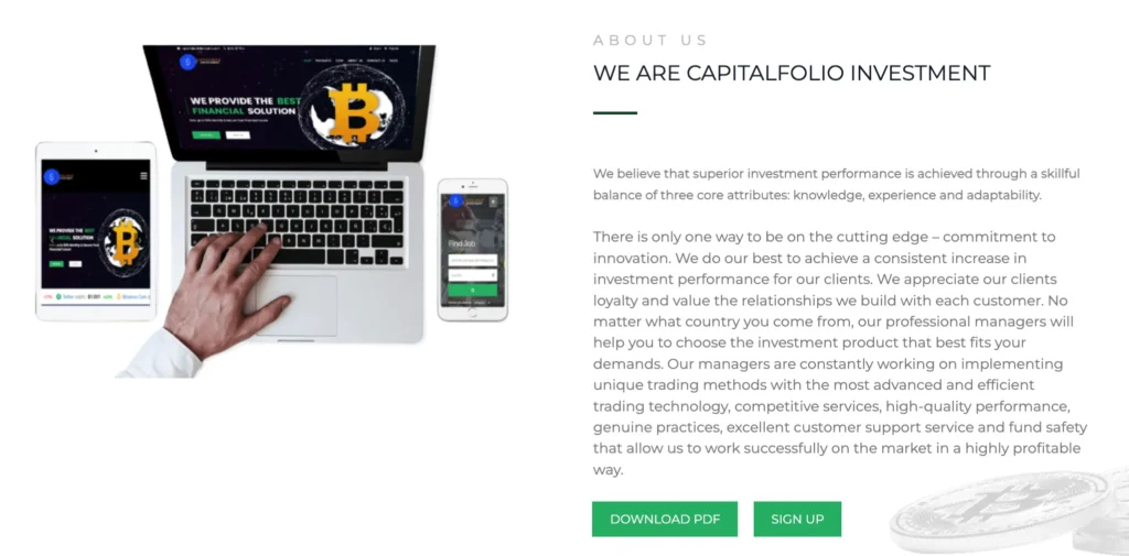 Capitalfolio Investment 1 скрин