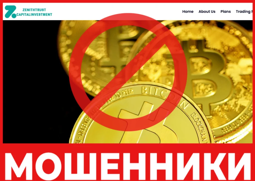 Zenith-trustcapitalinvestment лицевая сторона скрин