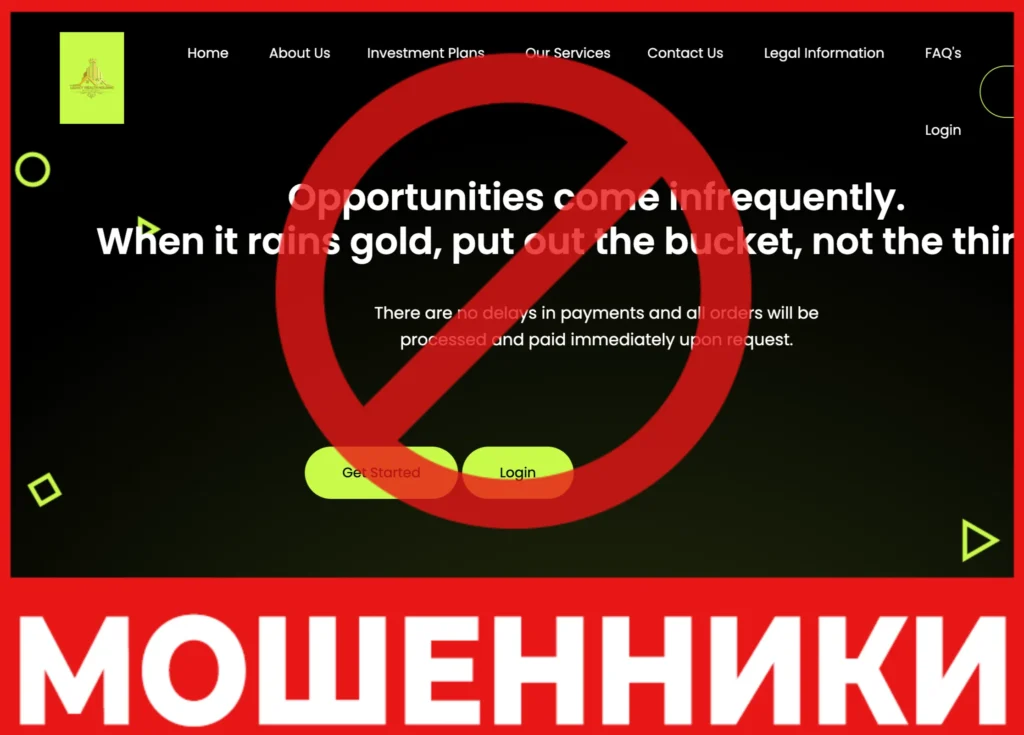 Legacy Wealth Holding лицевая сторона скрин