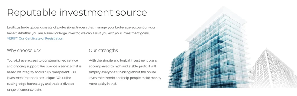 Leviticus Trade Global 1 скрин