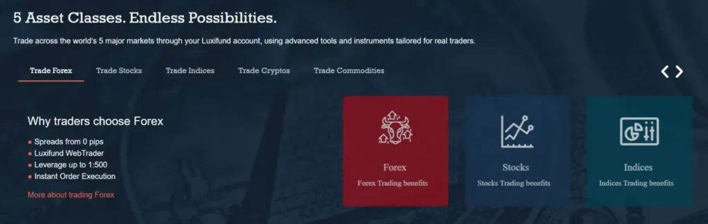 Luxifund 1 скрин