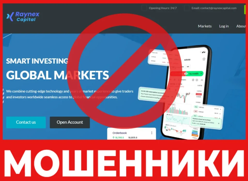 Raynex Capital лицевая сторона скрин