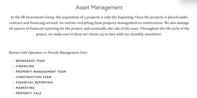 SB Investment Group 1 скрин