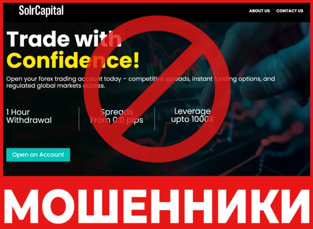 SolrCapital лицевая сторона скрин